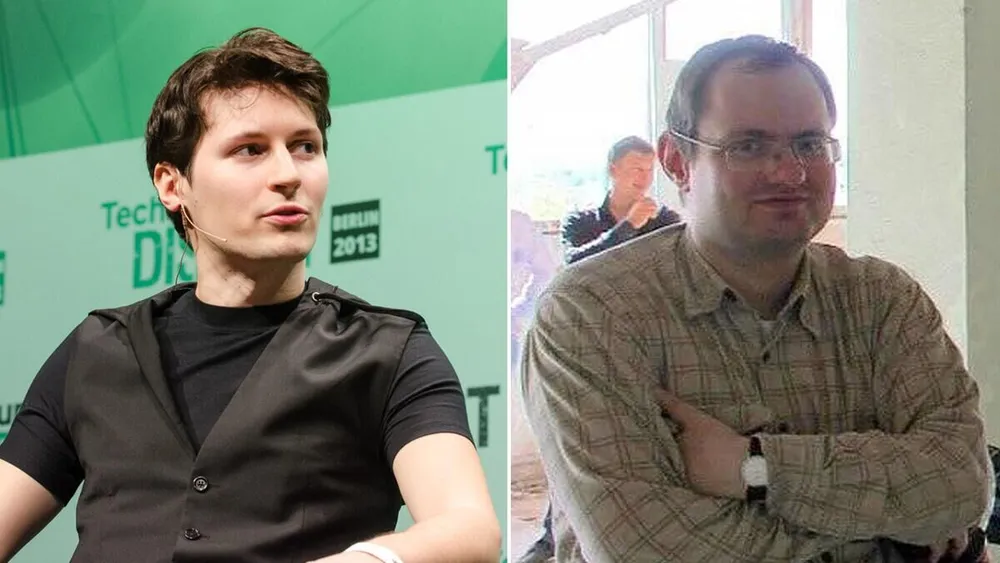 Người sáng lập Telegram, Pavel Durov và Nikolai Durov.